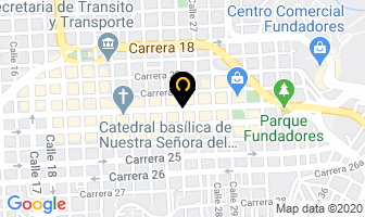 Mapa de Megaoptica.com en Manizales
