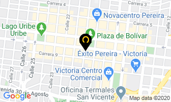 Mapa de Megaopticas Colombia en Pereira