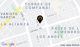 Mapa de Megaservicios Ingeniería Ltda. en Cali