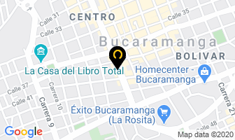 Mapa de Megatech en Bucaramanga