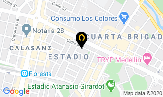 Mapa de Megaventas en Medellín
