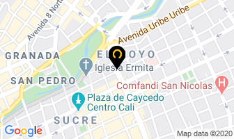 Mapa de Mejía Benítez Alberto en Cali