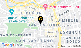 Mapa de Mejia Varela Elizabeth en Cali