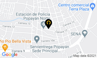 Mapa de Melenje Roger Edwin en Popayán