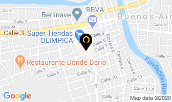Mapa de Melocoton Boutique en Fundación