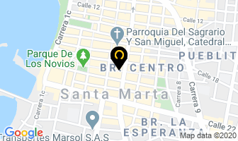 Mapa de Melocoton Boutique en Santa Marta