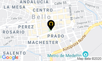 Mapa de Melocotón Helados en Medellín