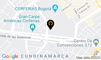Mapa de Melodear en Bogotá D.C