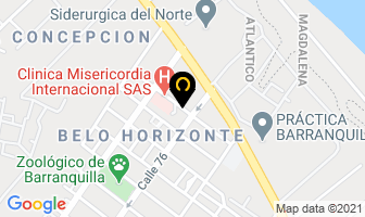 Mapa de Menchas Inc Ltda. en Barranquilla