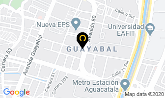 Mapa de Ménsula Ingenieros S.a. en Medellín