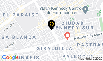 Mapa de Menu's Banquetes Y Servicios en Bogotá D.C