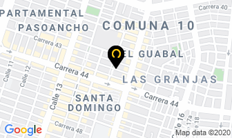 Mapa de Mera Francisco Javier en Cali