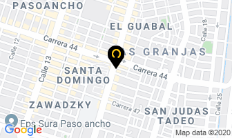 Mapa de Merca Fruver en Cali