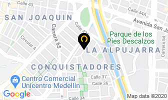 Mapa de Merca Mayor en Medellín