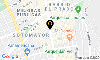 Mapa de Mercadefam en Bucaramanga
