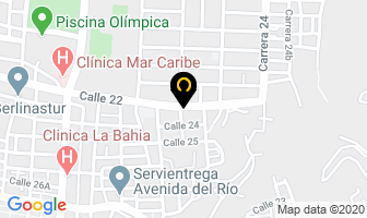 Mapa de Mercado De La Hoz Yolima E. en Santa Marta