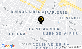 Mapa de Mercado La 42 en Medellín
