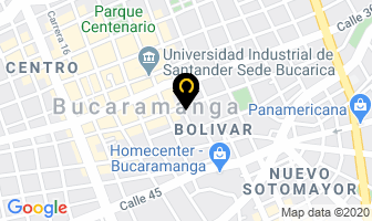 Mapa de Mercadodeplaza.com en Bucaramanga