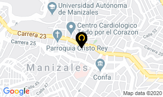 Mapa de Mercaldas en Manizales