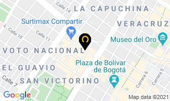 Mapa de Mercantil Colombia en Bogotá D.C