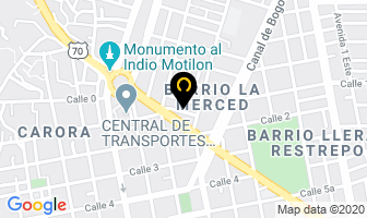 Mapa de Merced Plaza en Cúcuta