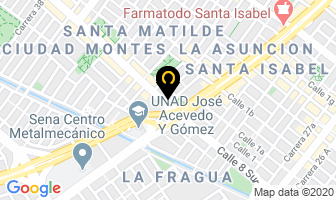 Mapa de Merengon De La Hacienda en Bogotá D.C
