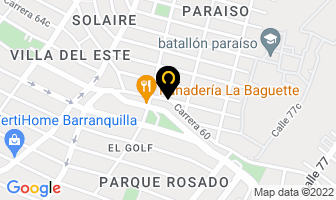 Mapa de Meridiano en Barranquilla