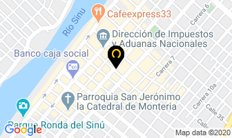 Mapa de Merka System en Montería