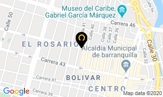 Mapa de Merkint en Barranquilla