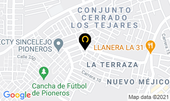Mapa de Merlano Vergara Jorge A. en Sincelejo