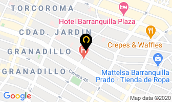 Mapa de Merly Moreno Molina en Barranquilla