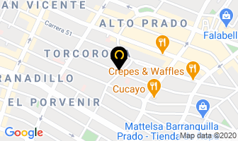 Mapa de Mesa Míriam en Barranquilla