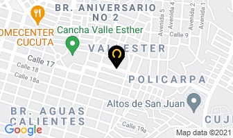 Mapa de Meseros Y Más Servicios en Cúcuta