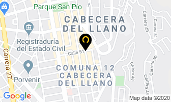 Mapa de Mestre - Vila en Bucaramanga