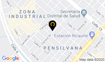 Mapa de Metal Diseños Gmc Ltda. en Bogotá D.C