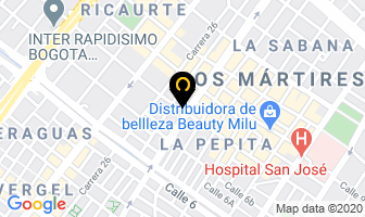 Mapa de Metal Mecánico en Bogotá D.C