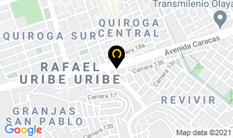 Mapa de Metal Vitrinas en Bogotá D.C