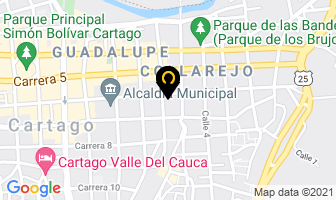 Mapa de Metales La Cuarta en Cartago