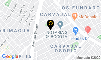 Mapa de Metales Y Oxicortes Ltda en Bogotá D.C