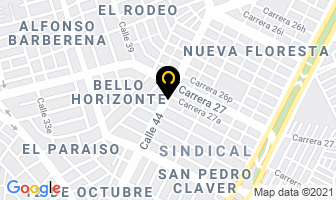 Mapa de Metálicas Arist en Cali