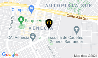 Mapa de Metalicas Eduardo Vargas en Bogotá D.C