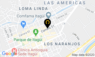Mapa de Metalicas El Triunfo en Itaguí