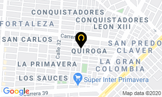 Mapa de Metalicas Impavi en Cali