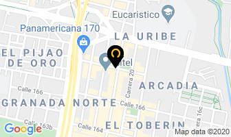 Mapa de Metalicas Indujol en Bogotá D.C