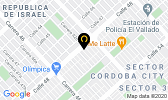 Mapa de Metálicas J.c. en Cali
