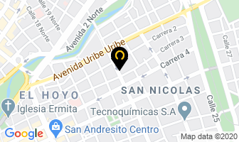 Mapa de Metalicas Jep S.a. en Cali