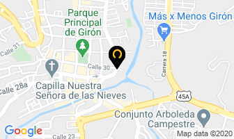 Mapa de Metalicas Juvar en Girón