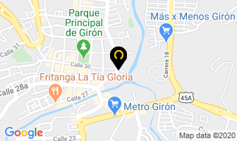 Mapa de Metalicas Juvar en Girón
