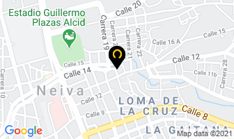 Mapa de Metalicas Jy en Neiva