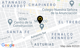 Mapa de Metálicas La 44 en Cali